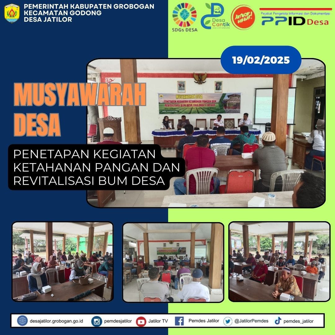 Musdes Ketahanan Pangan dan Revitalisasi BUM Desa