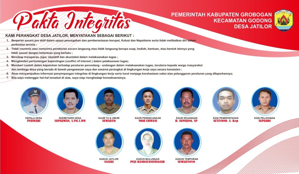 PAKTA INTEGRITAS PD